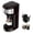 Black, variant on Coffee Maker, Single Serve Coffee Maker Machine 6 to 14 oz With Permanent Filter, Compatible with K Cup Pod & Ground Coffee, Mini Size,Gray