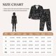 thumbnail image 4 of Balery Black Scientific Conjunto de Pijama con Estampado para Mujer, Conjunto de Dos Piezas con Manga Larga, Ropa de Dormir Suave con Bolsillos, Pijamas Cómodos-X-Large, 4 of 7
