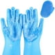 thumbnail image 1 of Juego de cepillos de ducha para mascotas IDQQUQQ, 2 piezas, guantes y cepillo de baño, 1 of 8