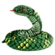 thumbnail image 2 of Muñeco de peluche de serpiente, divertido animal de peluche de serpiente de 39,37 pulgadas de largo. Verde, 2 of 9