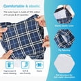 thumbnail image 4 of CARER Washable Incontinence Boxer Briefs Underwear for Men with Front Fly Cotton Mens Leak Proof Underwear Regular Absorbency, 4 of 7