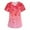 #-001Wine, variant on ASDFVBKG Womens Valentine's Day Scrub Top Short Sleeve V-Neck Casual Scrub Tops Heart Printed Nursing Medical Uniform Trendy Shirts 2 Pockets Deep Red 2XL