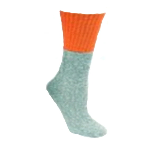Eros Thermal Men's Boot Socks, Gray/Orange- 3pk - size 9-11