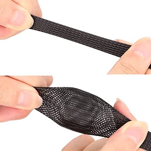 Aibole PET - Telar de alambre trenzado expandible, mangas de cable de