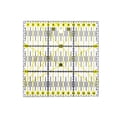 thumbnail image 1 of Regla de líneas de cuadrícula de doble color, regla de acolchado acrílica cuadrada, herramienta de medición de dibujo hecho a mano para coser kenally HA1153-00B, 1 of 6