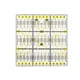 thumbnail image 1 of Regla de líneas de cuadrícula de doble color, regla de acolchado acrílica cuadrada, herramienta de medición de dibujo hecho a mano para coser Methold HA1153-00B, 1 of 6