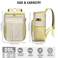 thumbnail image 3 of Travel Cooler Bag - Boho Bohemia Pioneer Flower Geometric Line Art Camping Beer Cooler Backpack with Bottle Opener- Waterproof Insulated Picnic Backpacks - Cooler Bag for Beach, 3 of 6