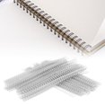 thumbnail image 1 of For A4 Paper 100Pcs Double  Wire Binding Spine 20 Sheet Capacity 3:1 Pitch 34  6.4mm Diameter Set Kit, 1 of 8