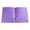 Purple, variant on Plastic Folders with 2 Pockets, Text Paper Document Folders Binders with Pockets, 2 Pocket Folders Fit Letter Size Paper, One Side Hole Design, File Folder for Office and Home, 1Pc(Purple,18.5x11.4")
