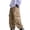 Khaki, variant on Boys Cargo Joggers Pants Elastic Waist Loose Fit Black Casual Jogging Trousers Bottom for Kids Fall 15-16 Years