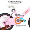 thumbnail image 6 of JOYSTAR Vintage Kids Bike with Basket & Training Wheels,12 14 16 20 24 Inch Kids Bike for 2-14 Years Old Girls & Boys, Pink, 6 of 9