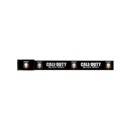 call of duty: black ops iii video game all black web belt with