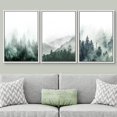 thumbnail image 2 of Hieng Cuadros De Pared De Sala, 3 Piece Canvas Wall Art Woodland Nursery Decor Forest Rivers Canvas Prints Home Artwork Decoration for Living Room,Bedroom(only canvas), 2 of 6
