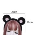 thumbnail image 2 of Diadema con orejas de oso, tocado encantador, lavado de cara, aros para el cabello, diadema de maquillaje para niñas, maquillaje de Spa, 2 of 5