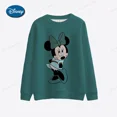 thumbnail image 4 of Suéter con capucha de Disney Mickey Mouse 2024 para niños Suéter de cuello redondo de manga larga de dibujos animados para niñas Hombres y mujeres, 4 of 5