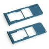 1 Pcs For Verizon Samsung Galaxy A20 SM-A205U SM-A205UZKAVZW Replacement SIM Card MicroSD Holder Tray Blue