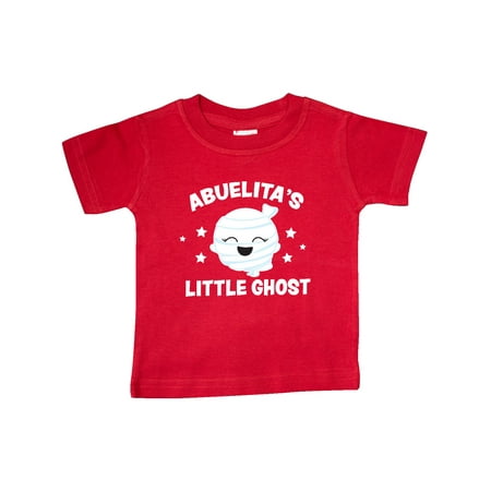 

Inktastic Cute Abuelita s Little Ghost with Stars Gift Baby Girl T-Shirt