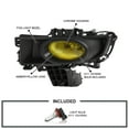 thumbnail image 3 of Spec-D Tuning Yellow Lens Fog Lights + H11 Bulbs + Switch Included Compatible with 2007-2009 Mazda 3 4 Door Sedan L+R Pair Assembly, 3 of 7