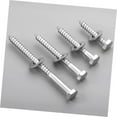 thumbnail image 4 of Bybiment 10 Sets 3/8" 2" Hex Lag Screws Bolts with Flat Washers 304 Steel 18-8 Lag Screw for Wood, Driver Bit Included, 4 of 6
