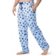 thumbnail image 5 of Pantalón de Pijama IZOD de Franela y Forro Polar para Hombre Azul Claro Talle L, 5 of 5