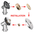 thumbnail image 3 of Adaptador de cabezal de maleza, kit de mantenimiento de placa de lavado de accesorios para cuchillas de cortadora de césped MFZFUKR CPB-US-DYP575, 3 of 5
