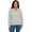 Ivory, variant on Alfred Dunner Womens Zip-Front Chenille Collared Cardigan