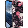 thumbnail image 1 of Compatible with iPhone 13 Pro Max Phone Case, Skull-9 Case Silicone Protective for Teen Girl Boy Case for iPhone 13 Pro Max, 1 of 1