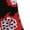 Brown, variant on Men's Fire Dice Pattern Crew Novelty Socks - Black