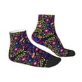 thumbnail image 3 of Bingfone Colorful Mexican Design Patterned Men'S Women'S Casual Cotton Socks, 3 of 9