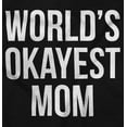thumbnail image 2 of World's Okayest Mom Hilarious Mothers Women Plus Size Long Sleeve Graphic Tee Brisco Brands 2X, 2 of 5