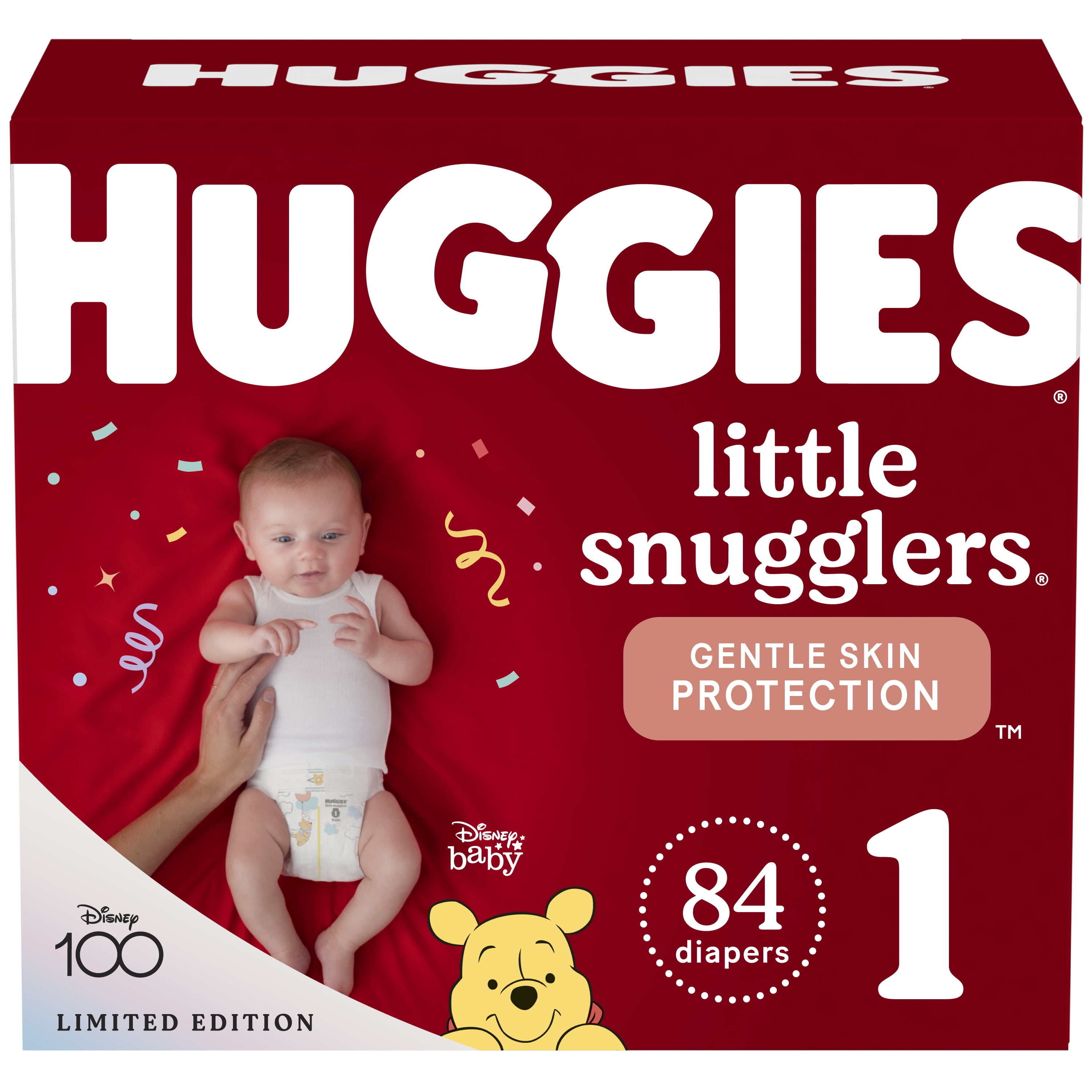 Huggies Little Snugglers Baby Diapers Size 1 (8-14 lbs), 32 ct - City Market