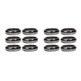 thumbnail image 4 of Seitruly 5 piezas de anillos de hematita, piedra que absorbe energía negativa, piedra imán, anillo de joyería para pulgar, mujeres, hombres, 22 mm 2piezas Seitruly CBP585537, 4 of 5