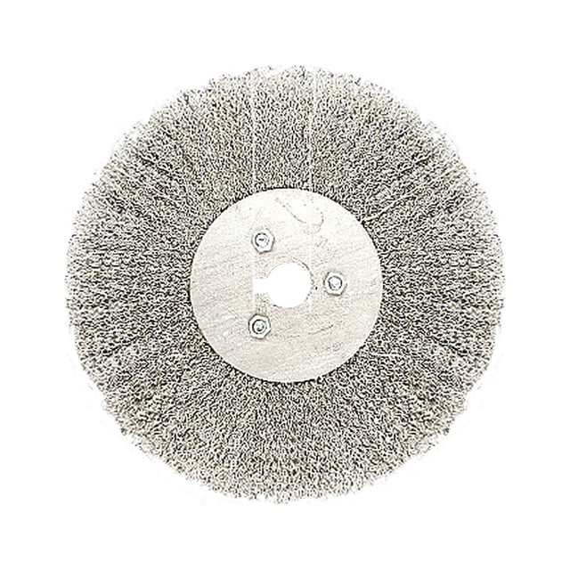 Yeacher 8-Inch Bench Wire Wheel Brush Stainless Steel for Bench Grinder Polishing Deburring Rust & Paint Removal 1pc