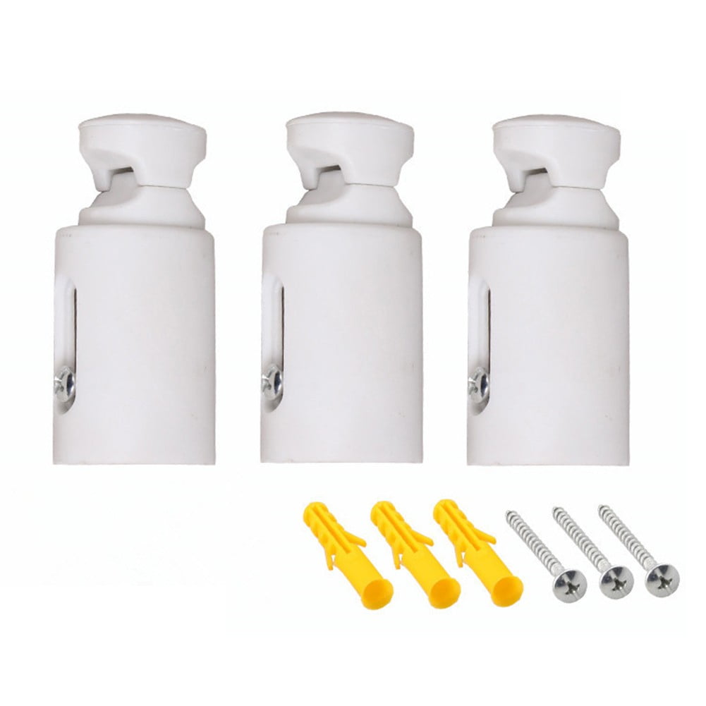3 x Replacement Towel Rail Radiator Brackets Heated Wall Fix ing Mounting White Walmart