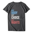 thumbnail image 4 of Pompotops T-Shirt Décontracté à Manches Courtes pour Femmes avec Imprimé Lettre, 4 of 5