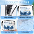 thumbnail image 3 of Bolsas de maquillaje Falueqg Alaska Cruise impermeables de PVC, 6 unidades, transparentes, 3 of 6
