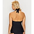 thumbnail image 2 of Women's Pour Moi 6011 Splash Underwire Halter Tankini Swim Top (Black 32F), 2 of 4