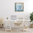 thumbnail image 4 of Stupell Industries Contemporary Blue & Beige Squares Gold Floating Frame Canvas Art, 25 x 25, by Lanie Loreth, 4 of 8