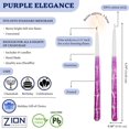 thumbnail image 3 of Zion Judaica Deluxe Chanukah Candles for Girls Set of 45 Premium Decorative Purple Elegance Hanukkah Candles for Menorah, Includes DIY Dreidel, Prayer Card, 3 of 5