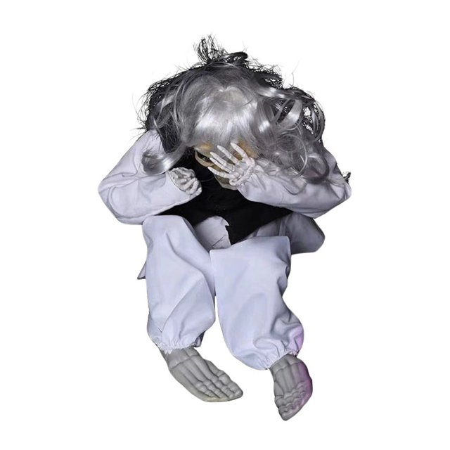 Crying Novelty Funny Toy Interactive Halloween Prank Gadget For Kids And Adults Animated Motion Prop Kitchen Little Girl Speaking Buttons for Dogs Games 9 Months Jokes Carnival Objects Children's