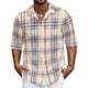 thumbnail image 1 of Camisas para hombre , ajustadas, para fiestas sociales, clubes o graduaciones, camisetas para cantantes de escenario, camisas de gran tamaño XS-6XL para primavera y verano, 1 of 6