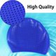 thumbnail image 2 of 2 Pcs Lightweight Bathing Caps Durable Silicone Swimming Caps Waterproof Swim Hats for Girls Boys Teens, 2 of 4