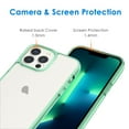 thumbnail image 2 of JETech Case Compatible with iPhone 13 Pro Max 6.7-Inch, Shockproof Phone Bumper Cover, Anti-Scratch Clear Back (Midnight Green), 2 of 5