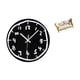 thumbnail image 1 of Reloj de pared decorativo, silencioso, moderno, para el hogar y la oficina, de material acrílico, con manecillas de metal engrosadas y diseño de grafi, 1 of 8