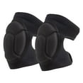thumbnail image 2 of Par de rodilleras para patinaje, transpirables, de lucha, anticolisión, EVA, antideslizante, funda protectora para trabajo, jardinería, trabajo, Negro 33-40cm DYNWAVEMX Rodilleras, 2 of 8