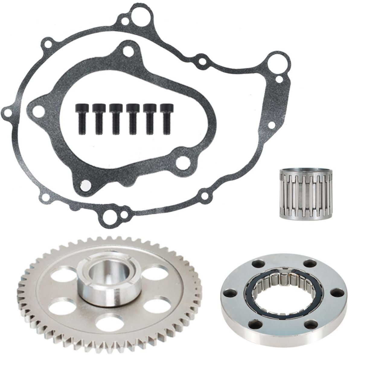 Heavy Duty Starter Clutch OneWay Bearing Gear Kit for Yamaha Raptor