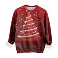 thumbnail image 2 of Chandails de Noël pour Femmes 2025 Col Rond Hiver Mignons Pulls, 2 of 6