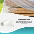 thumbnail image 5 of Clear Polyethylene Tarp Roll, 1 Mil Low Density Plastic, 400 ft, 12 ft, 5 of 7