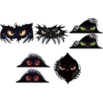 5Pcs Peeking Monster Angry Eyes Car Decal Set Funny Monster Waterproof Vinyl Decal Stickers for Car Motorcycle Helmet Bumper Peeking Monster Car Decal Stickers Accessory for Window Laptop