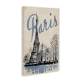 thumbnail image 2 of Stupell Industries Eclectic Blue & Beige Paris Travel Canvas Art, 24 x 36, by Annabelle Hall, 2 of 8